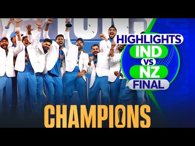 Epic Showdown The India vs New Zealand Final2025: