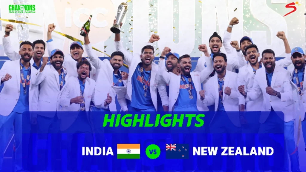 Epic Showdown The India vs New Zealand Final2025: